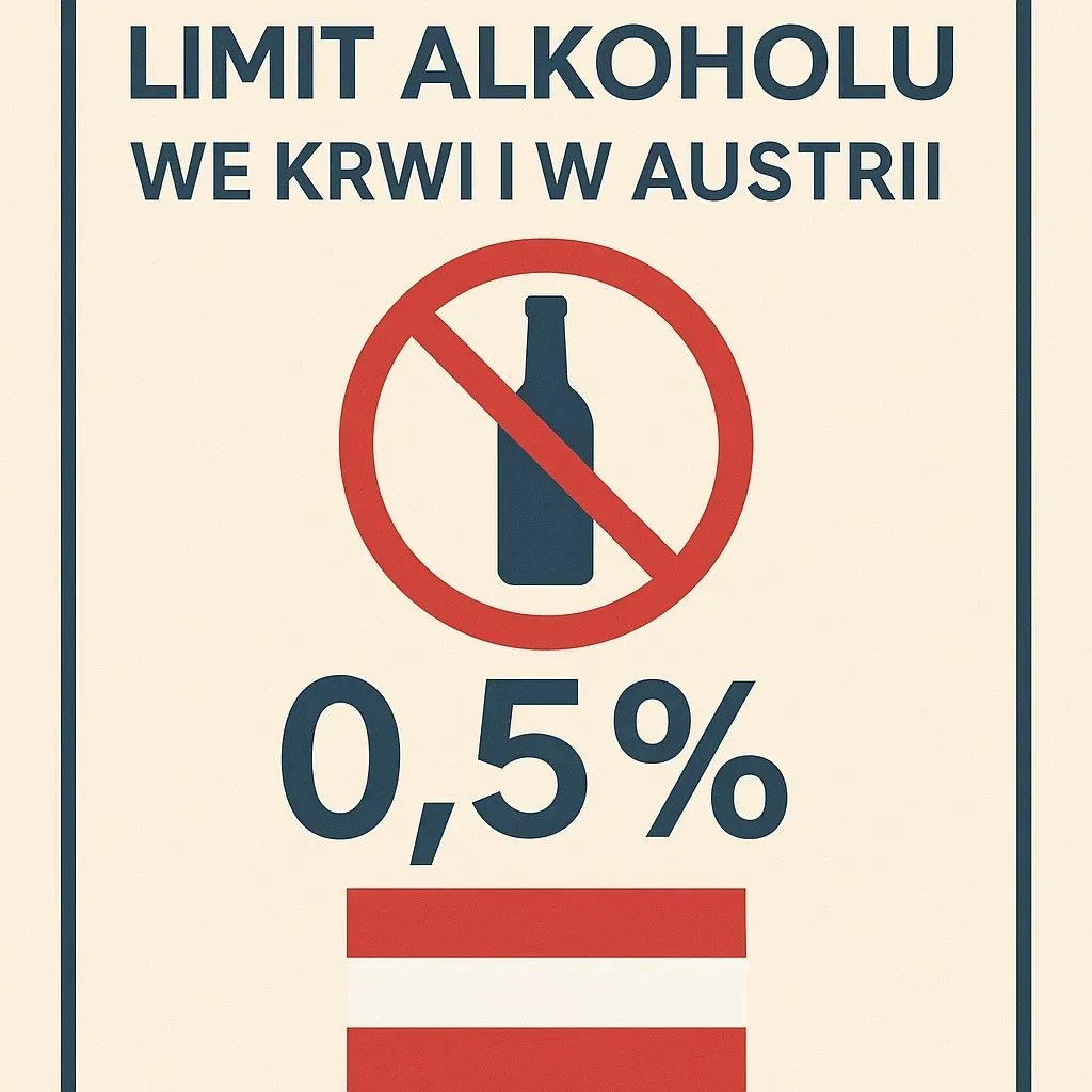 Limity alkoholu we krwi w Austrii 2025 | Winiety24.eu