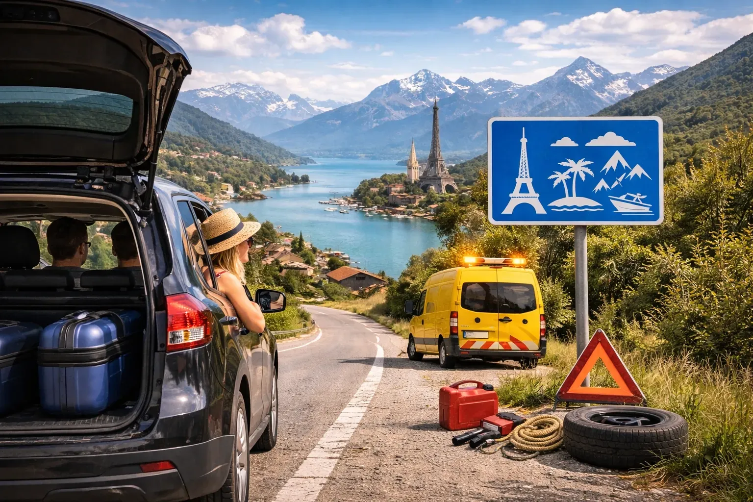 Assistance na wakacje – bezpieczna podróż samochodem Assistance na wakacje – podróż samochodem po Europie