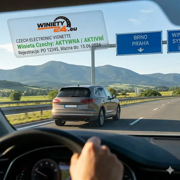 Elektroniczna winieta Czechy 2026 - bezpieczny przejazd autostradą