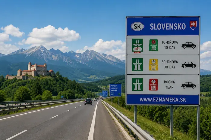 E-winieta Słowacja 2026 Online Elektroniczny system winietowy Słowacja 2026 e-znamka online